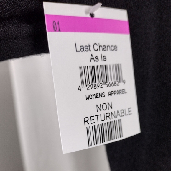 STEVE MADDEN Rosie Mock Neck Long Sleeve Sweater Dress Black Large 10-12 NWT - Picture 9 of 10